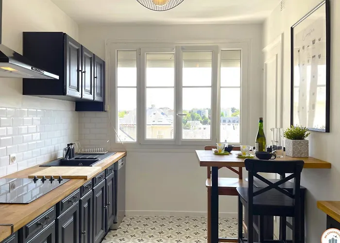 Le Penthouse - Vue Centre Ville, Proche Gare Sncf * Caen