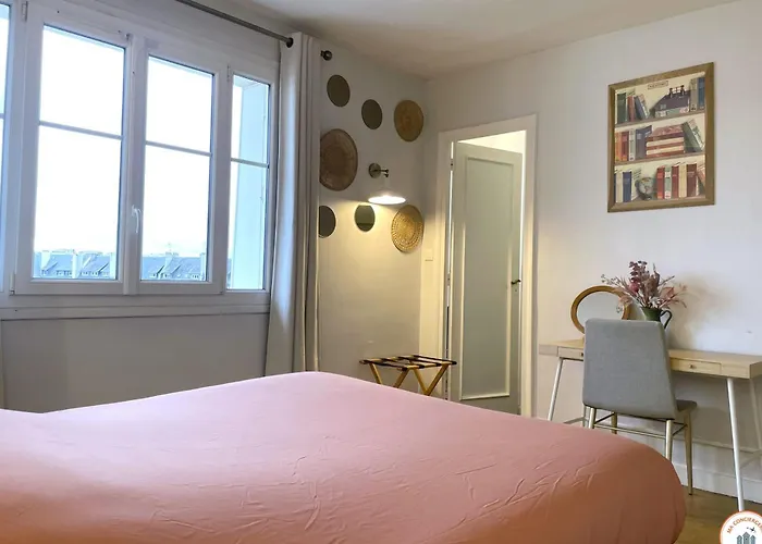 Le Penthouse - Vue Centre Ville, Proche Gare Sncf Caen